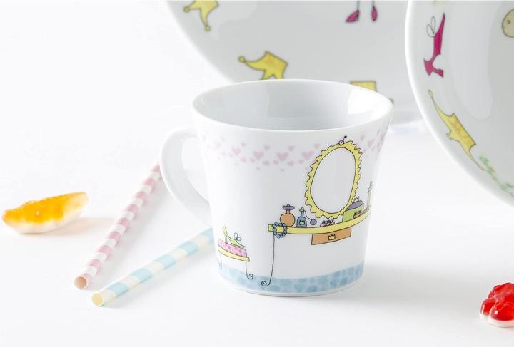 Produktbild Kahla 3-teiliges Porzellan Kindergeschirr Märchenprinzessin