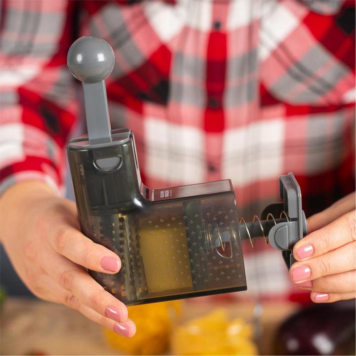 Actual product image Kuhn Rikon Ratchet cheese grater grey