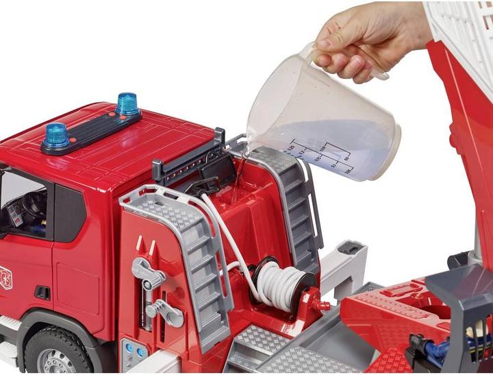 Image du produit Bruder Scania Super 560R Pompiers avec échelle pivotante, pompe à eau, module L+S