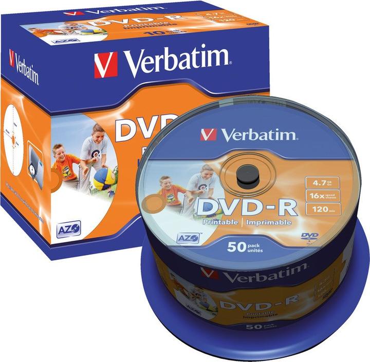 Produktbild Verbatim Dvd-R (50 x)