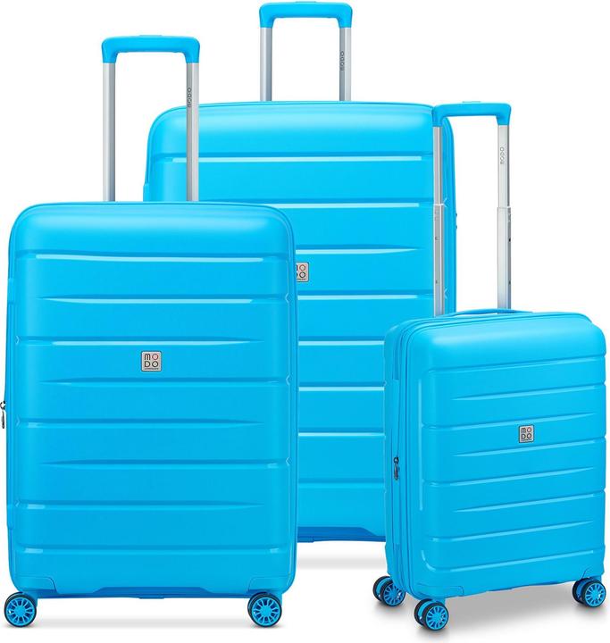 Produktbild Modo by Roncato Starlight 3.0 4 Rollen Kofferset 3-teilig mit Dehnfalte (219 l, XL (ab 115l))