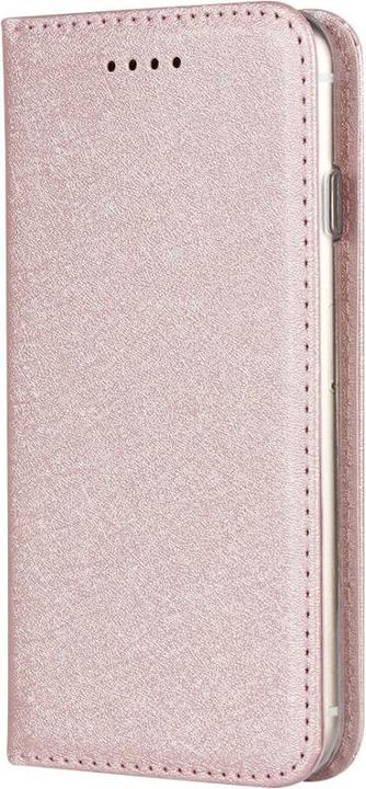 Produktbild Cover-Discount iPhone SE / 8 / 7 - Silk Texture Flip Case rosa (Apple iPhone 7, Apple iPhone 8)