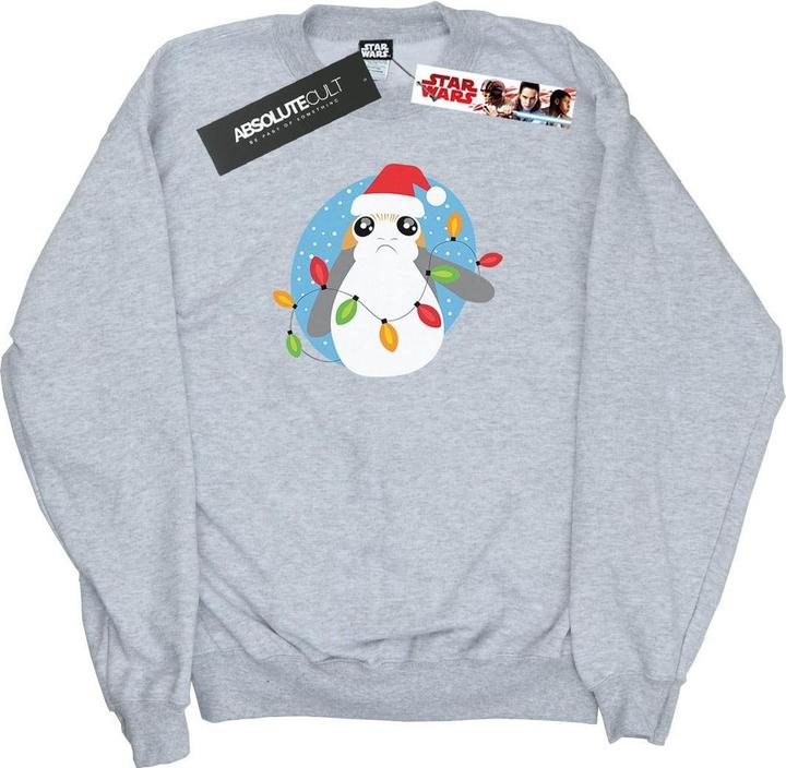 Produktbild Star Wars The Last Jedi Porg Christmas Lights Sweatshirt (S)
