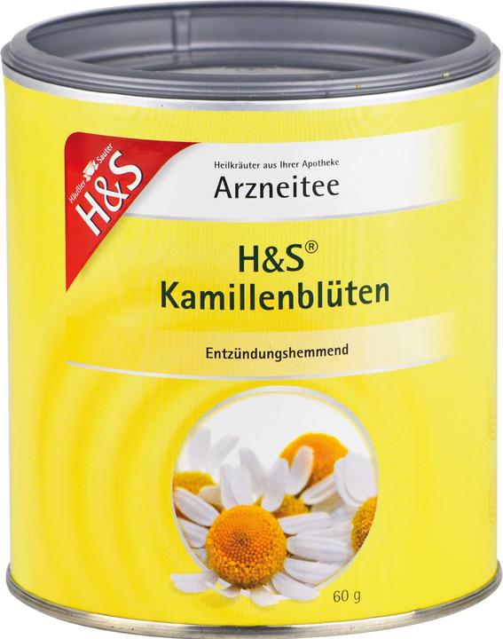 Actual product image H&S Chamomile flowers medicinal tea for inflammations, 60 g tea (60 g)