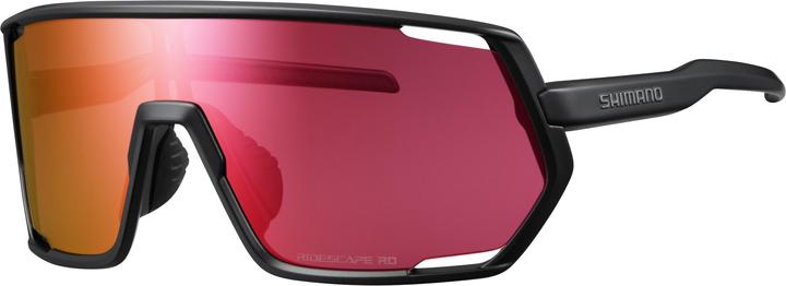 Actual product image Shimano Unisex glasses Technium RD (Mat Black, ridescape rd)