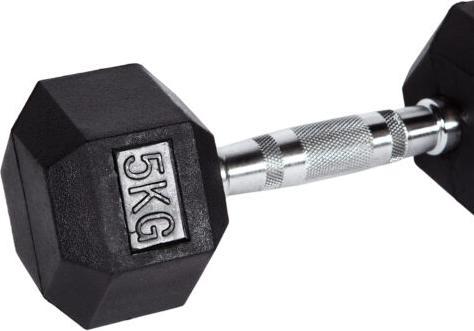 Actual product image Fitcom Hex Dumbbell 5 kg (1 x 5 kg)