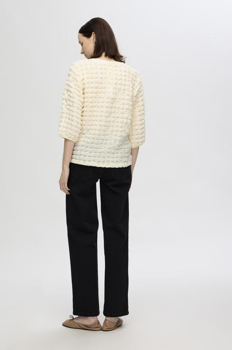 Image du produit Selected Femme Haut texturé avec manches 3/4 (XS)