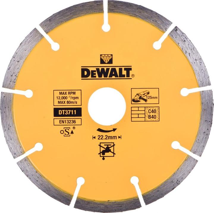 Immagine prodotto DeWalt SMERIGLIATRICE ANGOLARE DWE46107 + NUVOLA DI POLVERE 1400W 125MM (125 mm)