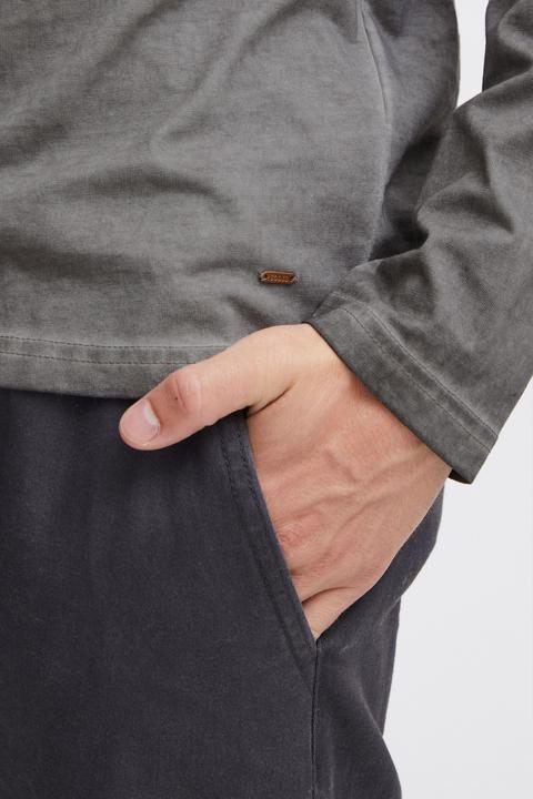 Actual product image Solid Tinox Men's Longsleeve With V-Neck Made Of 100% Cotton (L)