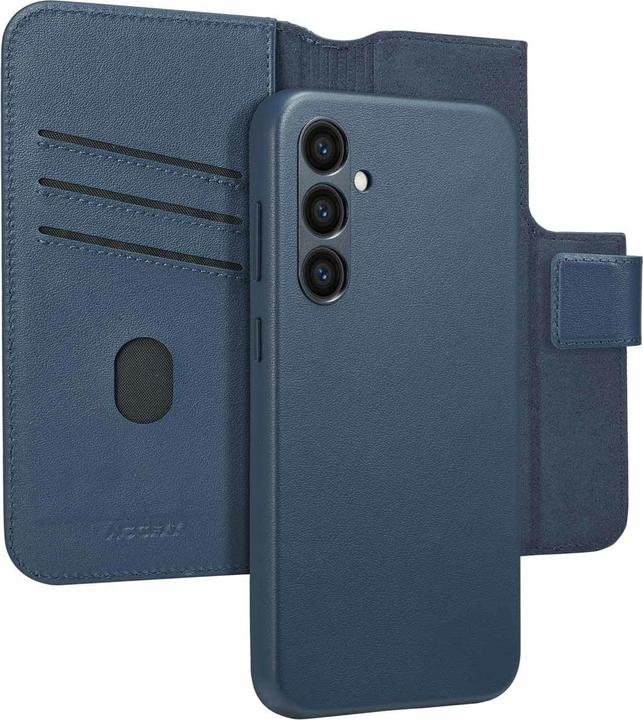 Produktbild Accezz Leather Bookcase 2-in-1 met MagSafe Samsung Galaxy S24 Plus - Nightfall Blue (Samsung Galaxy S24+)