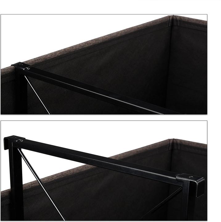 Actual product image Relaxdays Folding Storage Bench, Padded (110 cm)