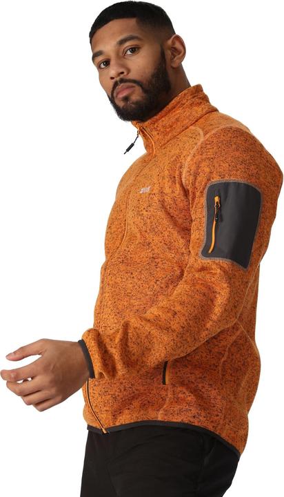 Actual product image Regatta Mens Newhill Marl Full Zip Fleece Jacket (M)