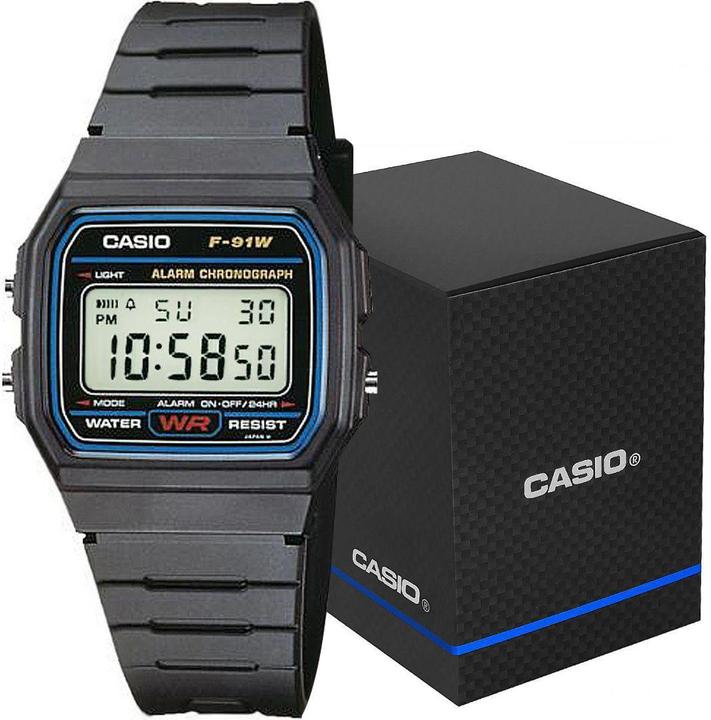 Produktbild Casio F-91W-1YEG (Digitaluhr, 33.20 mm)