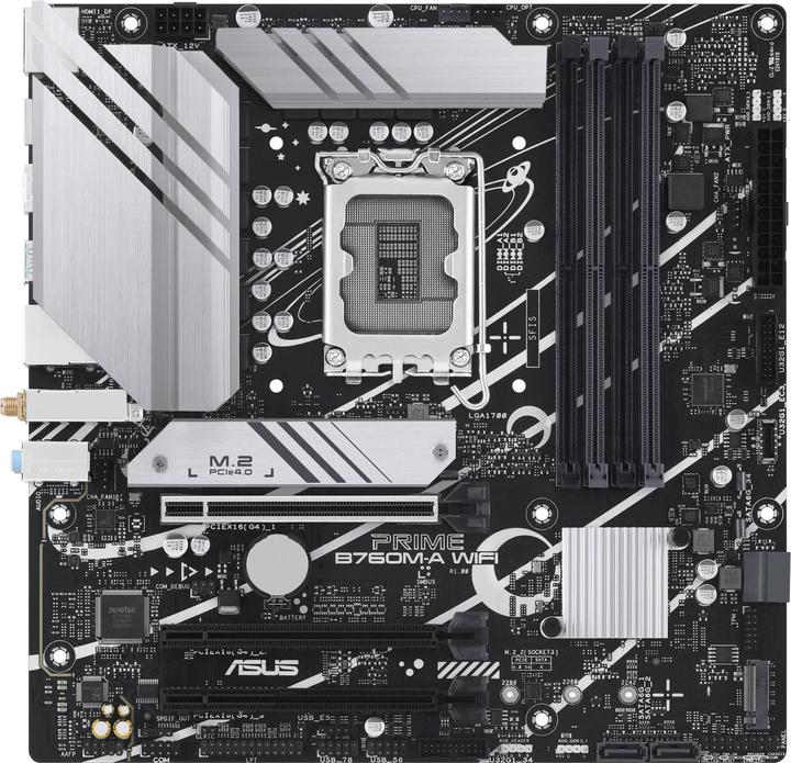 Produktbild ASUS PRIME B760M-A WIFI (LGA 1700, Intel B760, mATX)