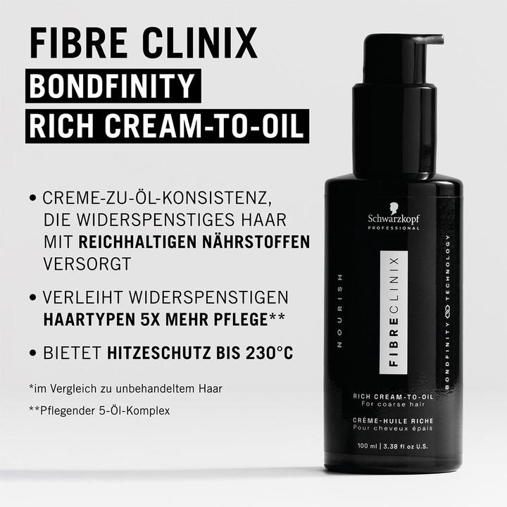 Produktbild Schwarzkopf Fibre Clinix - Rich Cream-to-oil (100 ml)