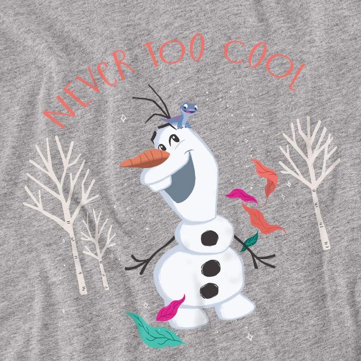 Immagine prodotto Disney Frozen Never Too Cool Maglietta Olaf Adulto Unisex (L)