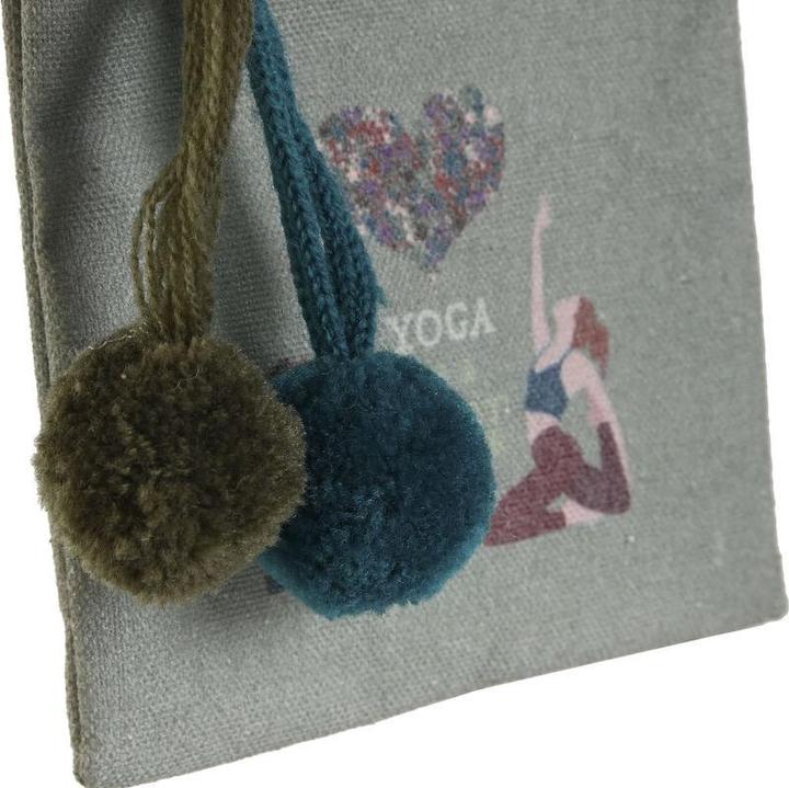 Produktbild DKD Home Decor Geldbeutel Braun grün Burgunderrot Yoga (3 Stück)