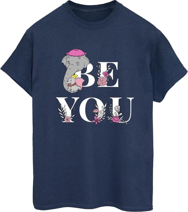 Actual product image Disney Womens/Ladies Dumbo Be You Cotton Boyfriend T-Shirt (XL)