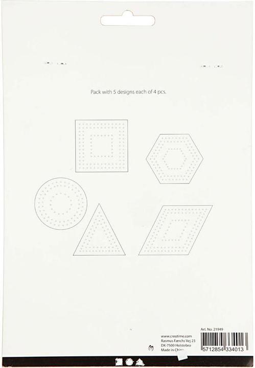 Produktbild Creativ Company Kreuzstiche aus Pappe, weiss, geometrisch, 20 Stück.
