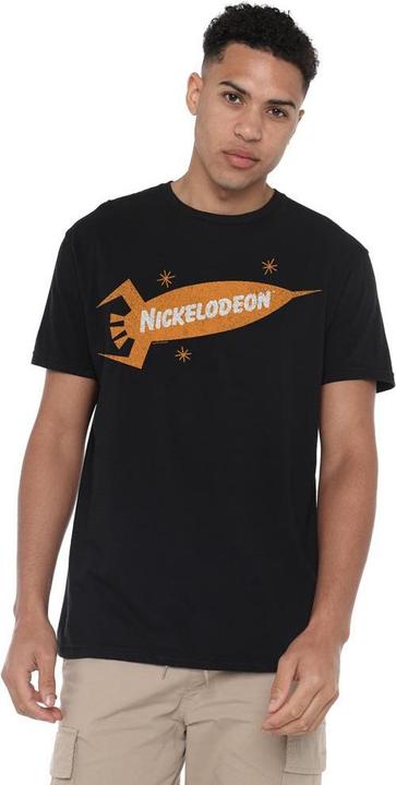 Actual product image Nickelodeon Mens Retro Rocket Logo T-Shirt (L)