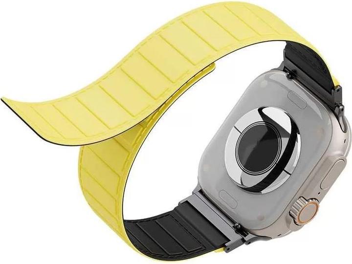 Actual product image Levelo Magnetic Roating Band Vogue for Apple Watch 45/44/42MM (44 mm, 45 mm, 42 mm, Silicone)