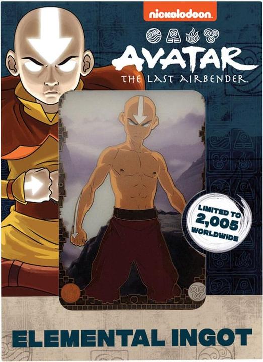 Actual product image Fanattik Avatar The Lord of the Elements Metal Bar Aang Limited Edition
