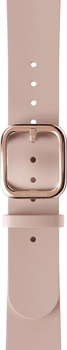Actual product image Withings Leather wristband, 18mm, Nude Rose Gold (Leather wristband-Nude-R.G.Buckle-18mm) (18 mm, Leather)