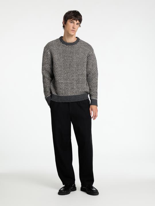 Image du produit Selected Homme Pull à chevrons (L)