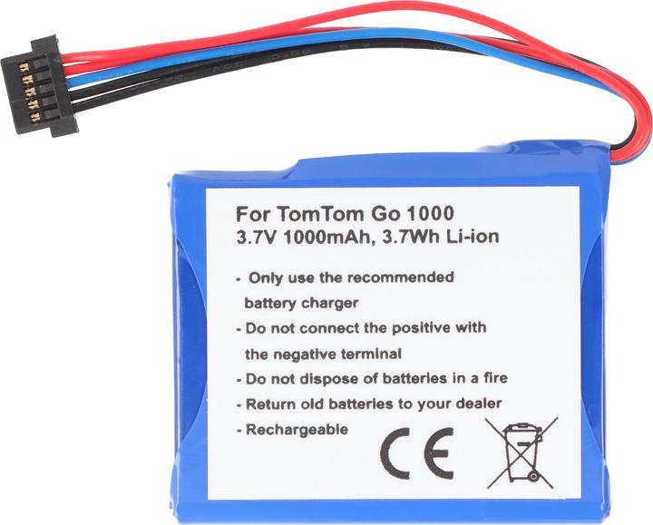 Productafbeelding TomTom Batterij Go Live 1000, Go Live 1005 Batterij AHL03711018, VF1C