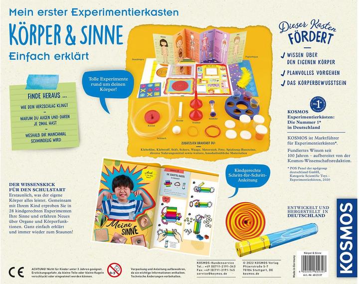 Image du produit Kosmos Mon premier coffret d'expérimentation - Corps&Sens