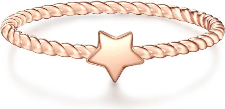 Produktbild Glanzstücke München Damen Stern Sterling Silber roségold - 10040 (56, 925 Silber)