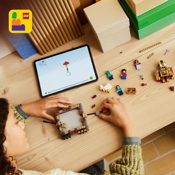 Actual product image LEGO Forest estate with boxing ring (21272, LEGO Minecraft)