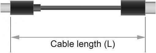 Image du produit Delock Câble jack 3 broches mâle > mâle (1 m, Jack 3,5 mm (AUX))