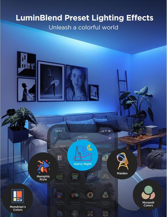 Produktbild Govee LED-Strip 2 Pro (RGBIC, RGBW, 100 cm, Indoor)