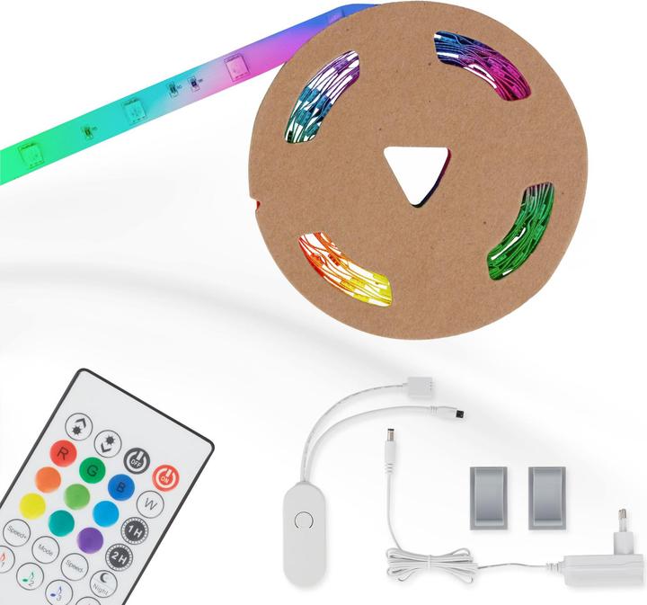 Produktbild Briloner Magic RGB-LED Flexband, 3m, inkl. Musiksensor (300 cm, Indoor)