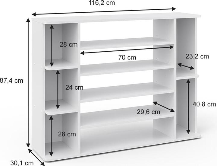 Immagine prodotto Vicco Levin (117 x 87 x 30 cm)
