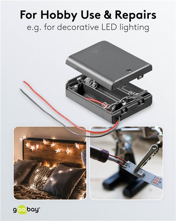 Produktbild Goobay AA Batteriehalter