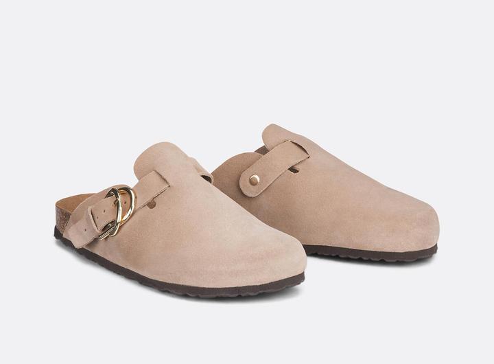 Produktbild La Redoute Collections Pantoletten aus Veloursleder (39)
