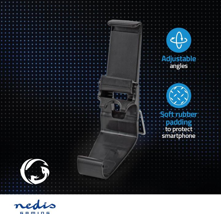 Immagine prodotto Nedis Supporto per smartphone per controller Xbox One Universale Regolabile Nero