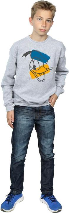 Actual product image Disney Boys Donald Duck Head Sweatshirt (128)