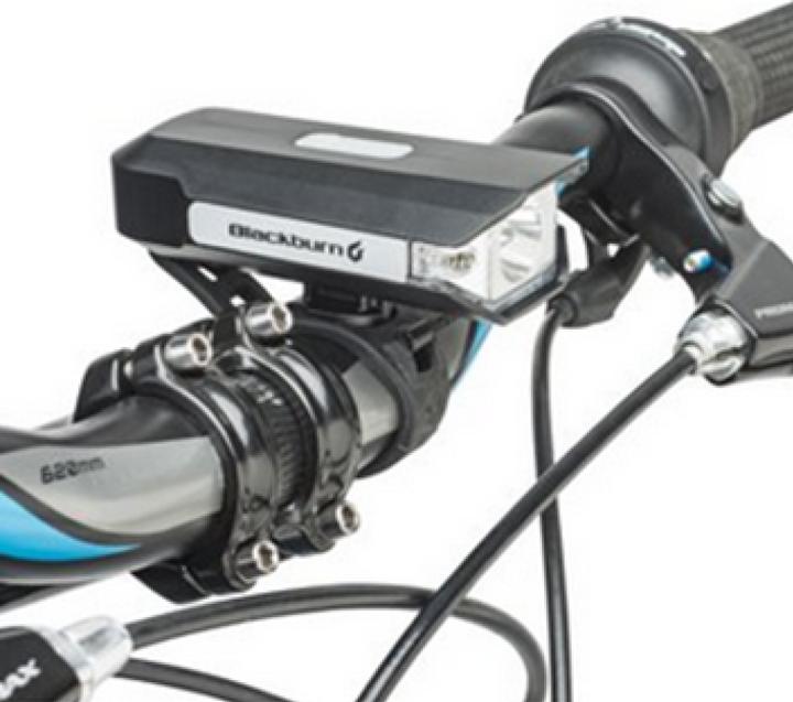 Actual product image Blackburn 300 Front + 30 Rear Light Set: Black (300 lm)