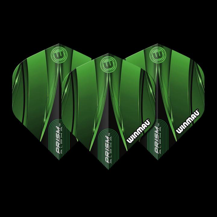Image du produit Winmau Prism Alpha Flights - Sniper Green