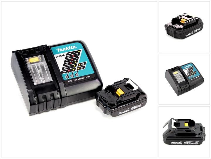 Actual product image Makita Power Source Kit 18 V with 1x BL 1820 B battery 2.0 Ah + DC 18 RC charger (18 V)