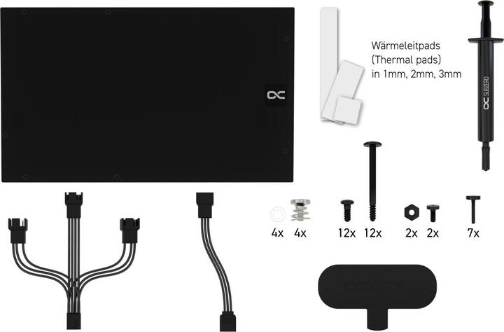 Actual product image Alphacool Eiswolf 2 AIO - 360mm RTX 4090 Founders Edition with Backplate