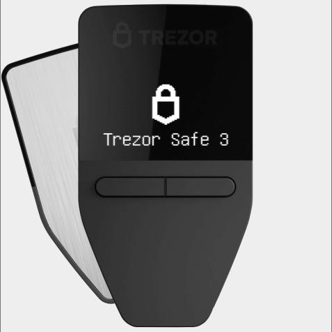 Produktbild Trezor Safe 3 - Stellar Silver