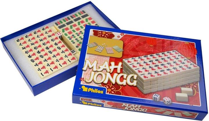Actual product image Philos Mah Jongg plastic without Arabic characters (German)