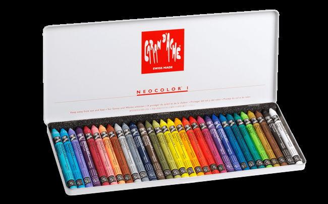 Produktbild Caran d'Ache Neocolor I Metallschachtel (Multicolor, 30 x)