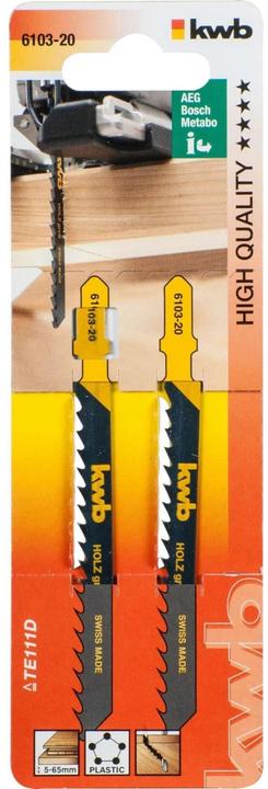 Image du produit kwb Lame de scie sauteuse Jigger Bois G/S20