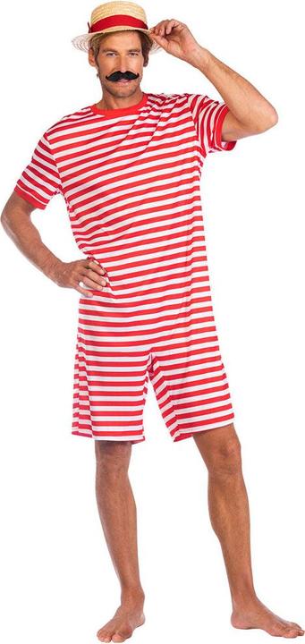 Image du produit Amscan Costume adulte 1920 maillot de bain rouge taille La (L)