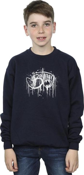 Actual product image Boys Batman Paint Splatter Sweatshirt (104)